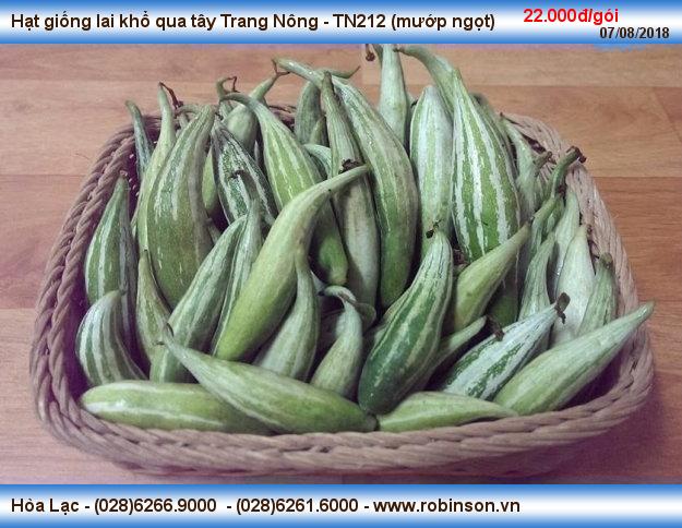 Hạt giống lai khổ qua tây Trang Nông - TN212 (mướp ngọt) Kỳ Long  (6)