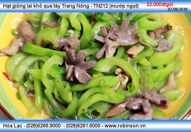 Hạt giống lai khổ qua tây Trang Nông - TN212 (mướp ngọt) Kỳ Long  (7)