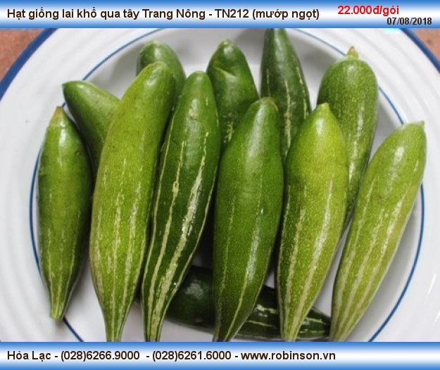 Hạt giống lai khổ qua tây Trang Nông - TN212 (mướp ngọt) Kỳ Long  (4)