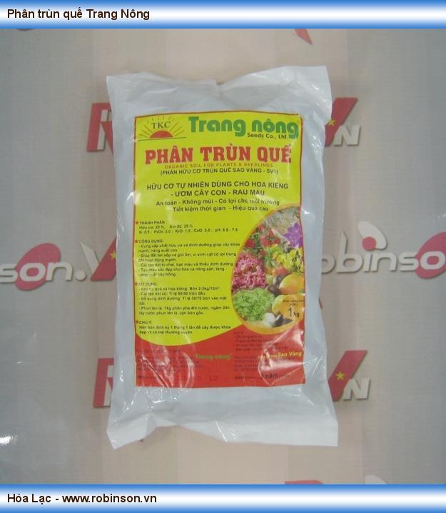 Phân trùn quế Trang Nông Đồng Thanh Hà 