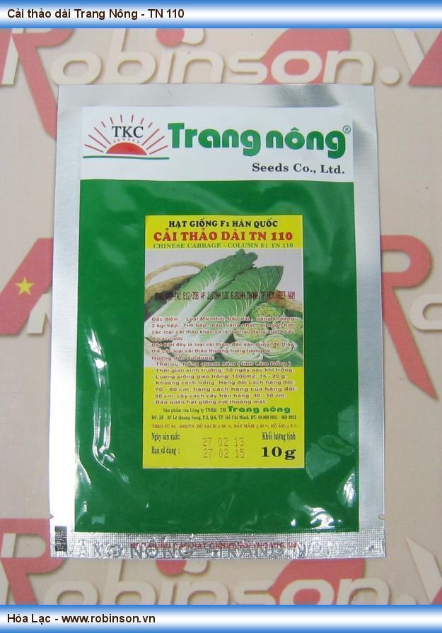 Cải thảo dài Trang Nông - TN 110 Krông Pắk  (1)